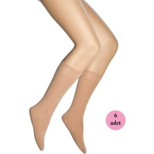 ModaSize 6 Adet Masaj Kadın Çorap Ten 57