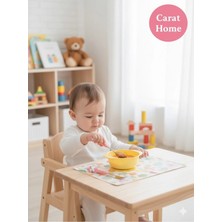 Tasarım Evi Ultra Lüks Paslanmaz Çoçuk Mama Kaşık ve Çatal Seti