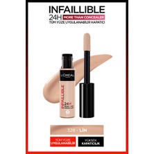 Luua L'oreal Paris Infaillible 24H Tüm Yüze Uygulanabilir Kapatıcı - 328 Lin