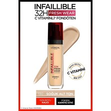 Luua L'oreal Paris L'oréal Paris Infaillible 32H Fresh Wear C Vitaminli Fondöten - 130 True Beige