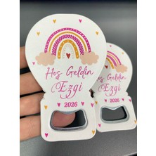 Hedef Plus 20 Adet Magnet Açacak Yeni Doğan Kız Bebek , Doğum Günü, Bebek Hediyelik Magnet