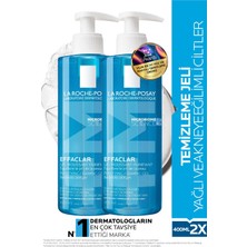 Effaclar Jel Temizleme Jeli Yağlı/Akneye Eğilim Gösteren Ciltler 400 ml x 2