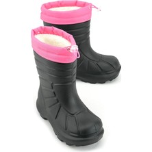 Gezer Çocuk Kışlık Eva Boğazdan Lastikli Sessiz Taban Kar Bot Çizme