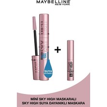 Luua Maybelline New York Lash Sensational Sky High Suya Dayanıklı Waterproof Maskara 7.2 ml & Mini Sky High Maskara 4.5 ml
