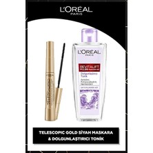 Luua L'oreal Paris Telescopic Maskara Hacim Verici Büyük Boy 200 ML Siyah Renkli Dolgunlaştırıcı Tonik