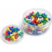 Aluwise Renkli Raptiye Iğneleri - 80 Adet - 20MM