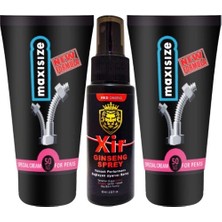 Eco Lounge Maxsize 2 Adet Maxi Size Erkeğe Özel 50 ml Şekillendirici Hareketleyici Krem + Yanında Etkili Sertleştiricili 3xeffect Spray 60 ml Erkeğe Özel Karışım Sprey