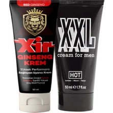 Eco Lounge Etkili Sertleştiricili Cream Erkeğe Özel Karışım 3özellikli Krem 50 ml + Yanında Hotxxl Erkeğe Özel Boyutlandırıcı 50 ml Krem