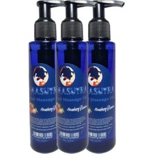 Eco Lounge Kamasutra Çilek Aromalı Masaj Yağı Pure Edible Strawberry Flavor Massage Oil 125 ml 3 Adet