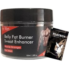 Eco Lounge Belly Fat Burner Sweat Enhancer Erkeklere Özel Yağlara Parçalayıcı Kas Şekillendirme Kremi + 1 Hediy.e Jel GIZEY2-2:0126