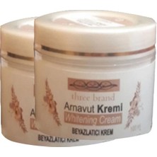 Eco Lounge Three Brand Arnavut Kremi 2li Adet Whitens Cream Tüm Bölge Aklık Kremi 100 ml