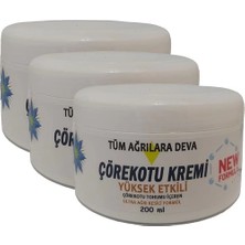 Eco Lounge Corex Çörek Otu Kremi GIZEXS:051 3AD Büyük Boy x 200 ml Ag.ri Kremi / 3lü Vücutkremi