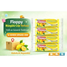 Floppy 55X60 Kokulu Büzgülü Çöp Torbası 5 Paket(10 Lu)