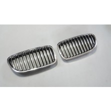 MAP Autoteile Bmw 5 Serisi F10 F11 2010-2016 Böbrek Panjur Seti Krom-Krom