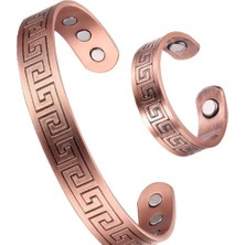 Ekinoksen %100 Saf Bakır Manyetik Erkek Bileklik ve Yüzük