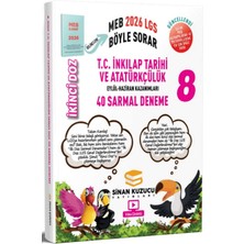 Sinan Kuzucu Yayınları 2026 8. Sınıf Lgs T.c. Inkılap Tarihi ve Atatürkçülük Ikinci Doz 40 Sarmal Deneme