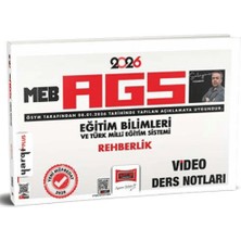 Yargı Yayınevi 2026 Meb-Ags Eğitim Bilimleri ve Türk Milli Eğitim Sistemi Rehberlik Video Ders Notları