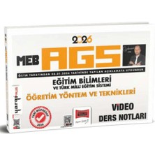 Yargı Yayınevi 2026 Meb-Ags Eğitim Bilimleri ve Türk Milli Eğitim Sistemi Öğretim Yöntem ve Teknikleri Video Ders Notları