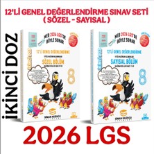 Sinan Kuzucu Yayınları 2026 Lgs 8. Sınıf Ikinci Doz 12'li Genel Değerlendirme Sınav Seti (Sayısal + Sözel)