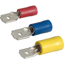 Terminalsan Tfe - 1288 0.5-1.5mm2 Izoleli Erkek Faston Tip Kablo Ucu Kırmızı - 200 Adet