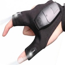 Olinea PM-29267 Tamir - Mekanik Iş - Balıkçı Şarjlı Parmak LED Aydınlatma Çalışma Eldiveni (Te