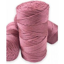 MiraLive Makrome Ipi 3mm Polyester Gül Kurusu