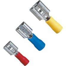 Terminalsan Tfd - 1638 0.5-1.5mm2 Dişi Faston Tip Izoleli Kablo Ucu kırmızı - 200 Adet