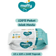 Moffy Islak Mendil (120 x 12) 1440 Yaprak