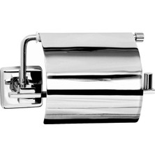 Drom Luxe Geniş Kap Kağıtlık Krom 101045