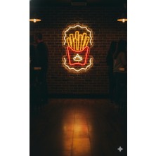 Neonled Kızarmış Patates Figür (31X50CM)
