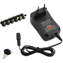 Voltaj MANUAL-30W 3-12V Ayarlı Adaptör - 5V USB ve 6 Farklı Çıkış Ucu