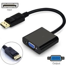Voltaj Display Port - VGA Çevirici Dönüştürücü Adaptör