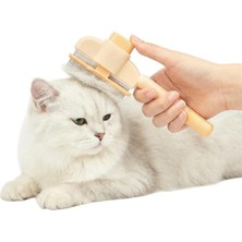 Novytech SN-29186 Otomatik Temizlenen Kedi Köpek Tarağı Pratik Tüy Toplayıcı Bakım Fırçası