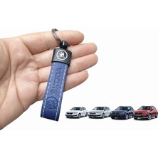 Stilix Garage Skoda Uyumlu Suni Deri Anahtarlık – Şık Tasarım, Dayanıklı Kullanım Lacivert 1 Adet