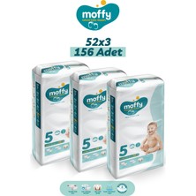 Moffy Jumbo Junior No 5 Bebek Bezi (52X 3) 156 Adet