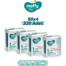 Moffy Jumbo Newborn No 1 Bebek Bezi (80 x 4) 320 Adet