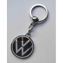 Stilix Garage Volkswagen Yeni Logo Damla Otomobil Anahtarlığı Yeni Logo Çift Taraflı 1.kalite