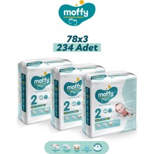 Moffy Jumbo Mini No 2 Bebek Bezi (78X 3) 234 Adet