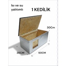 Narım Kedi Evi Kedi Yuvası Kedi Barınağı 1 Kedilik Isı ve Su Yalıtımlı