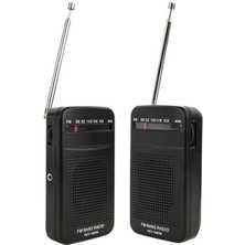 Pazarcan Roxy RXY-140FM Cep Tipi Pilli Mini Analog Fm Radyo
