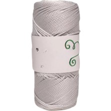 MiraLive Makrome Ipi 3mm Polyester Gri