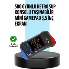 Narnuga 3,5 Inç Ekranlı Taşınabilir El Konsolu – 500 Klasik Oyunla Eğlence Yanınızda