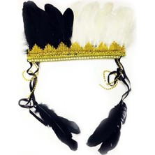 LaraTech Kızılderili Tüylü Parti Başlığı