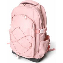  Ecrou Pembe 2 Bölmeli Aksesuarlı Okul Sırt Çantası