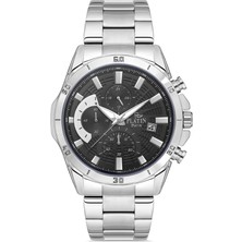 Platin Pierre Platin Gümüş Çelik Kordon Erkek Kol Saati L-PL-1020GA-A2