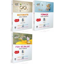 Oksijen Yayınları Oksijen 8. Sınıf Matematik + Türkçe + Fen Soru Bankası Seti 3 Kitap