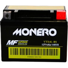 Monero Akü YTX4L Bs 12V4AH Altai Tank x 125