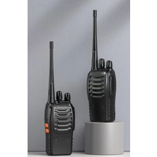 Matechno Yeni Nesil 2 Adet Telsiz Çift Yönlü Type-C Bataryalı Telsiz Kulaklıklı Işıklı El Telsizi