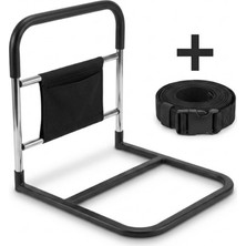 Medonza Organizer Çantalı Yatak Yanı Destek Bariyeri – Yaşlı ve Hastalar Için Yatak Tutunma, Yataktan Kalkma ve Doğrulma Aparatı (Korkuluk Tipi)