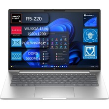 Hp Probook 4 G1AH14 Amd Ryzen 5 220 4.9ghz 40GB Ddr5 512GB SSD Windows 11 Pro Amd Radeon 740M 14" Wuxga (1920 x 1200) IPS 300NITS Taşınabilir Bilgisayar+Mouse Hediyeli D0QX9ATEX05